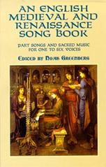 An English Medieval And Renaissance Song Book